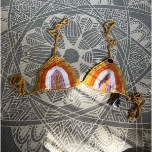 Cotton On extra large crochet bikini top new